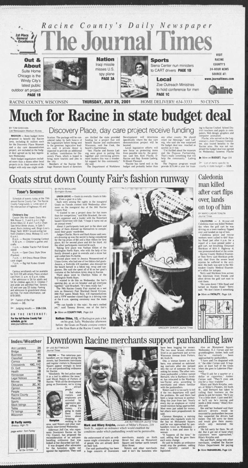 July 26, 2001